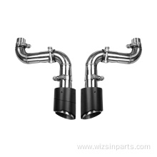 Car Exhaust Tips Two Carbon Fiber